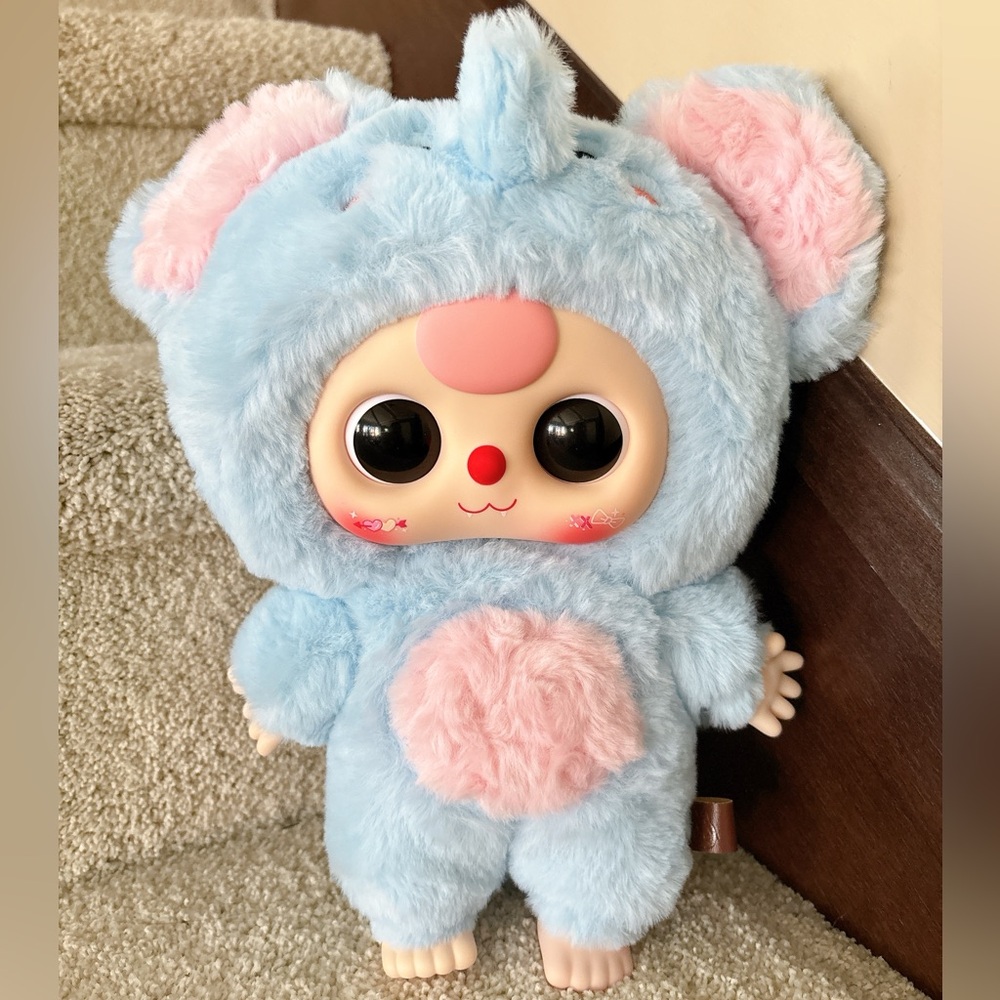 Baby Three 400% Big Plush Animal Series Blind Box- elephant with card no box